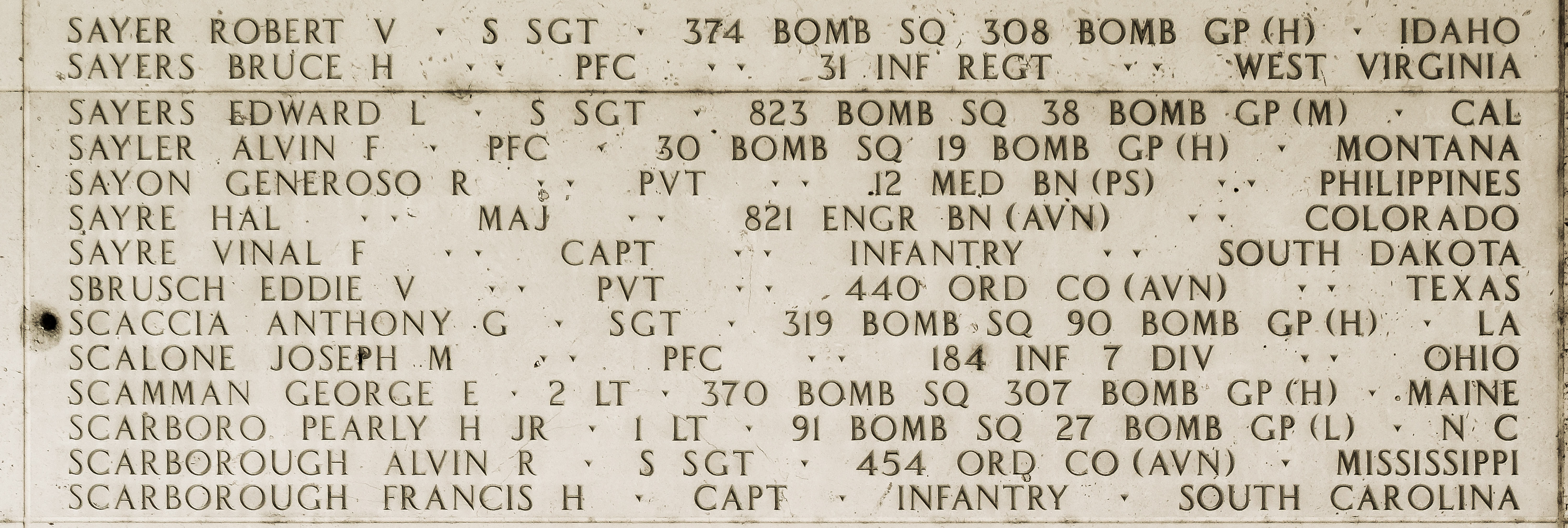 Eddie V. Sbrusch, Private